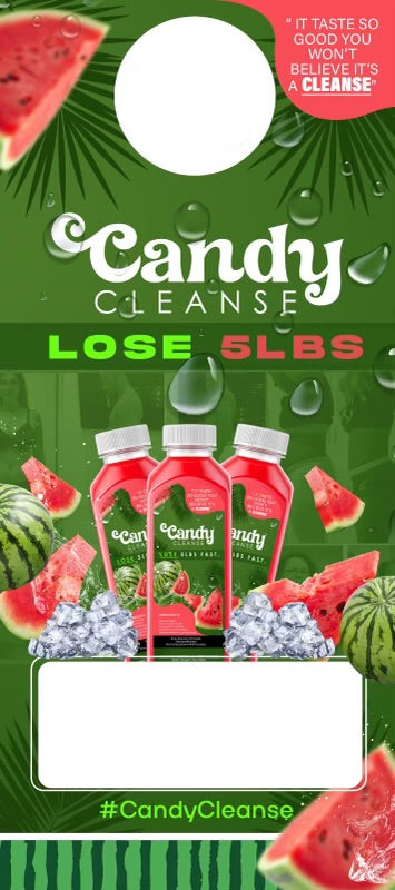 Candy Cleanse Door Hanger - Pack of 50